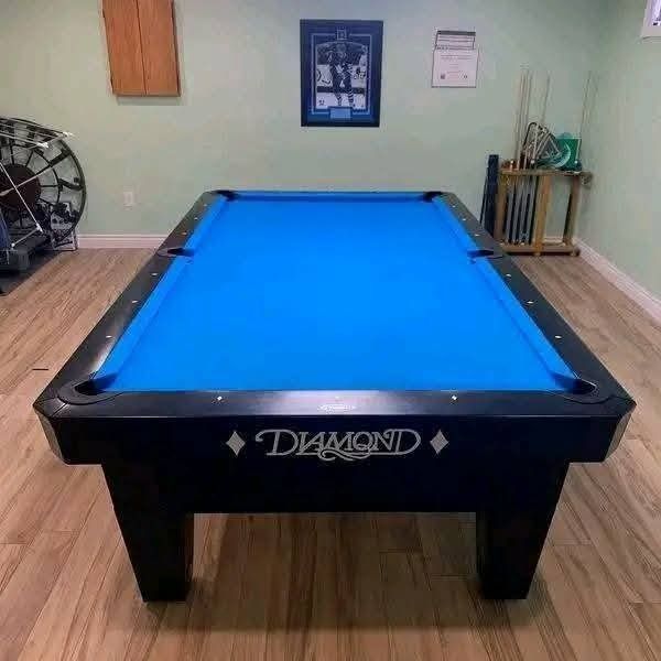FOR SALE DIAMOND BILLIARD TABLE (Category: Billiards and Bowling) located in San Pablo. Submitted by vennisa.sportssupplies (Listing ID 1425472023, Image 2). Description: FOR SALE DIAMOND BILLIARD TABLE PHP 155,000!! -Deliver (Delivery fee depends on location) -Pick up -Brand New -100% quality -Complete Accessories -Free Installation ACCEPTED PAYMENT METHODS: ✅CASH ✅GCASH ✅BANK TRANSFER ✅DATED CHECK ✅CREDIT CARD FOR CREDIT CARD PAYMENT, DIRECT PM