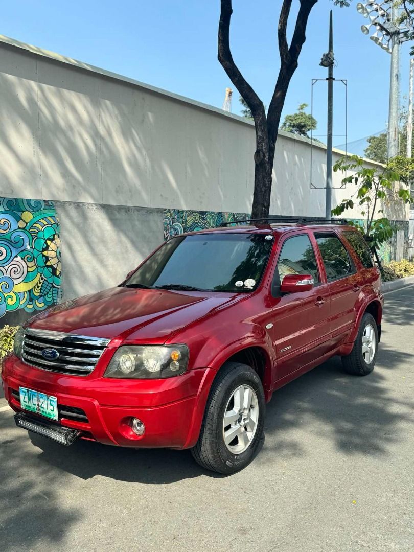 Ford Escape 2.0 XLS (A) (Category: Used Cars) located in Caloocan City. Submitted by dlc_equipment_corporation (Listing ID 1425458939, Image 2). Description: FORD ESCAPE 2007 FOR SALE!! Make: Ford Type: SUV Model: Escape Color: Red Mileage: 30,500 Complete papers. Hindi masyado nagamit. Private and Lady Owned. Selling Price: 280k PM for interested. Negotiable ang price..