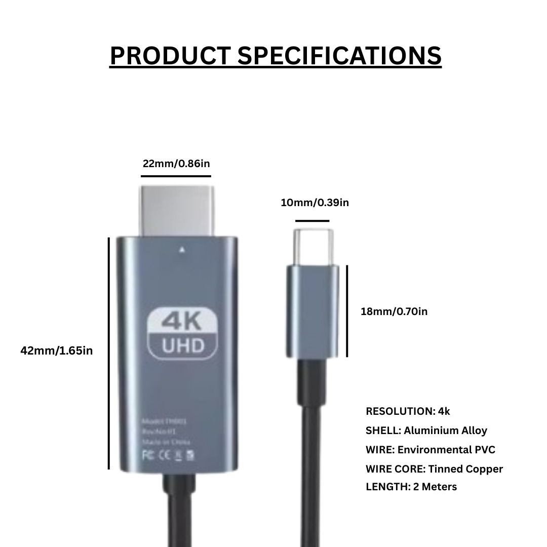 (FREE MAILING) USB-C to HDMI Cable405992104128030723