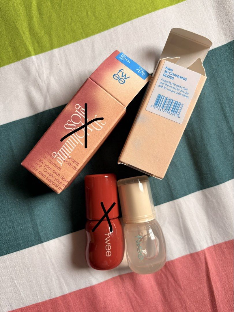 Fwee 3D Lip Gloss (Category: Makeup) located in Santa Rosa. Submitted by bluemingbh (Listing ID 1419982968, Image 3). Description: 3D changing gloss: Clear - ₱450 - brand new mop: gcash, bdo, maya mod: lalamove (from sta rosa laguna or makati), lbc .