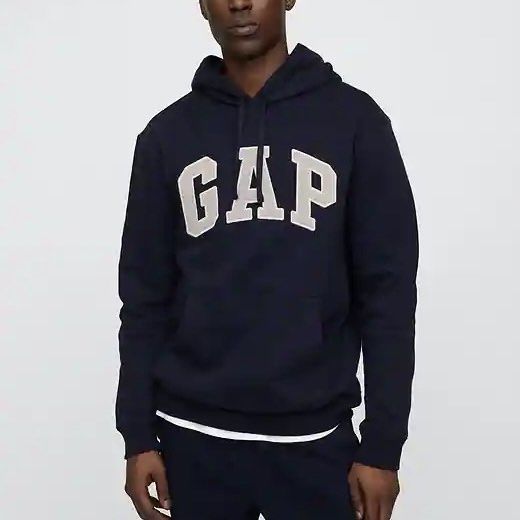 GAP Relaxed Logo Hoodie (Category: Coats, Jackets and Outerwear) located in Mandaluyong City. Submitted by babells (Listing ID 1425536007, Image 3). Description: ❗❗❗LIKE NEW❗❗❗ Reason for selling: Only worn once, not my style, decluttering Product details: Size - Large Color - Navy Fit - Relaxed Fit Unisex GAP logo on chest Soft and comfy fleece Dropped shoulder Long sleeves with banded cuffs Drawcord ties at hood Kanga pocket Banded hem Actual p