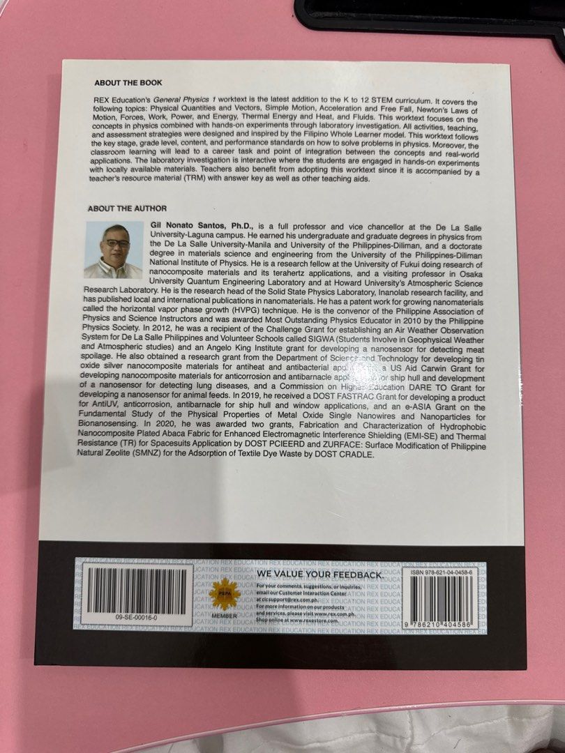 General Physics 1 Textbook - Second Edition (Category: Textbooks) located in Manila. Submitted by ms.xenia (Listing ID 1425467716, Image 2). Description: rfs: old book from senior high mop: gcash mod: jnt or your choice.