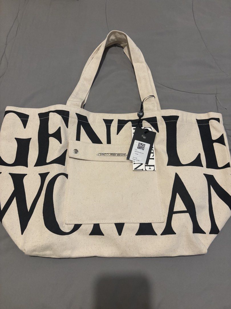 Gentlewoman Tote Bag (Category: Tote Bags) located in Cainta. Submitted by papaprint (Listing ID 1425492677, Image 1). Description: Gentlewoman Canvas Tote Bag Bought from Gentle Woman Shop in Thailand last Dec. 2025..