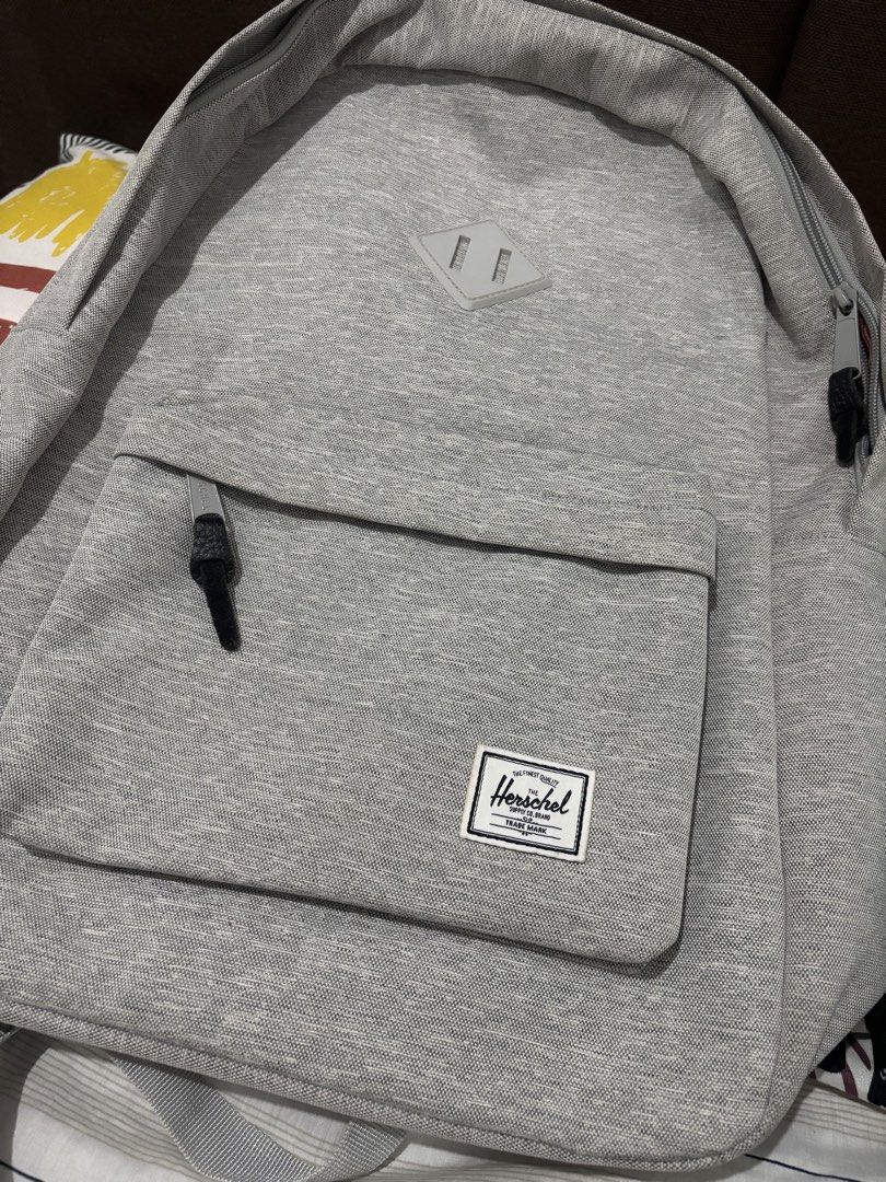 Herschel Supply Co. Backpack - Grey and Green (Category: Backpacks) located in Quezon City. Submitted by rishfav21 (Listing ID 1425474638, Image 2). Description: used once - no longer needed / Original. 2600 for 2 bag.
