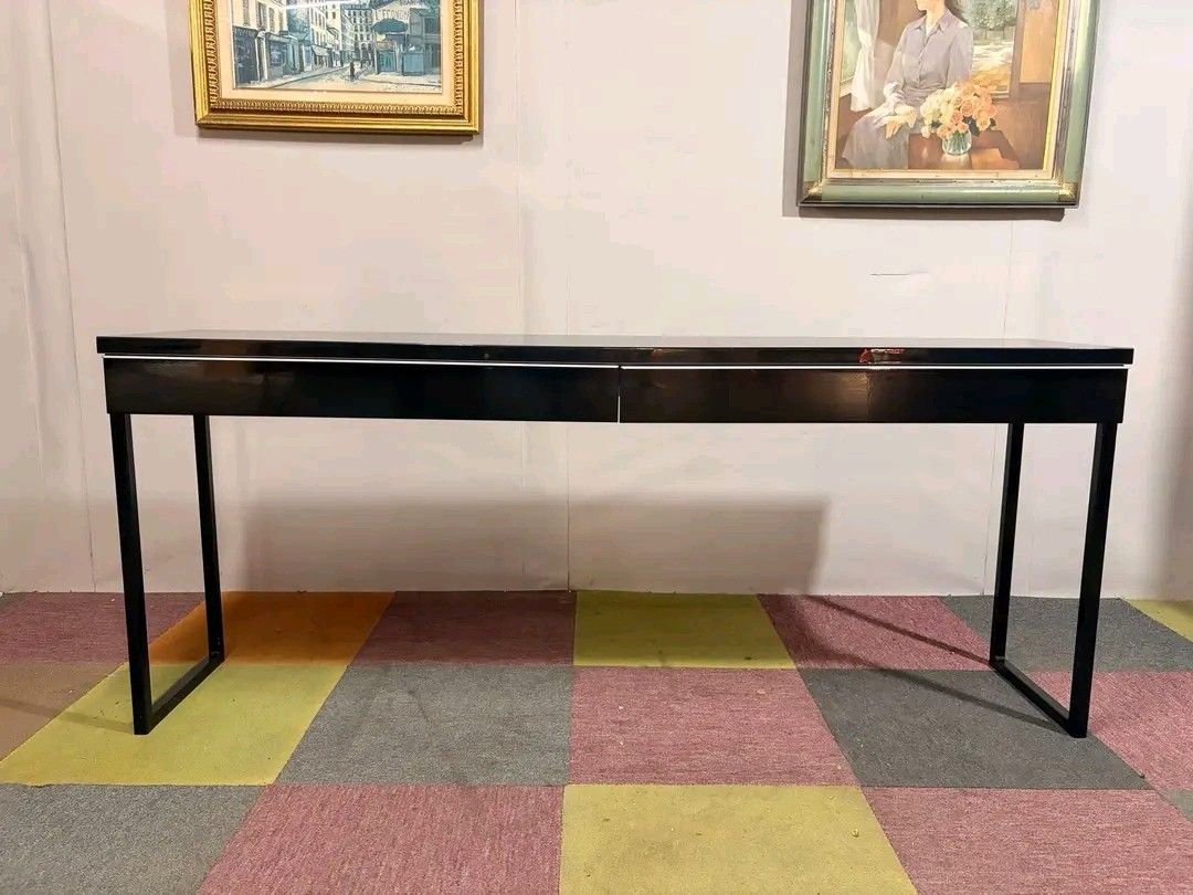 IKEA Besta Burs Sideboard (Category: TV Consoles) located in Valenzuela. Submitted by princeraya55649 (Listing ID 1425561609, Image 3). Description: IKEA Besta Burs Modern Hall Console Table LONG TV RACK!!! Upto 80inch TV!!! HIGH GLOSS / DUCO SOLID WOOD TOP DRAWER!! Google Price : $275 or ₱16,400 (see last pic) Price : 10500 ✅ *VIDEO ON COMMENT 71L x 16W x 30H inches In VERY good condition Code HOMEBOSS.