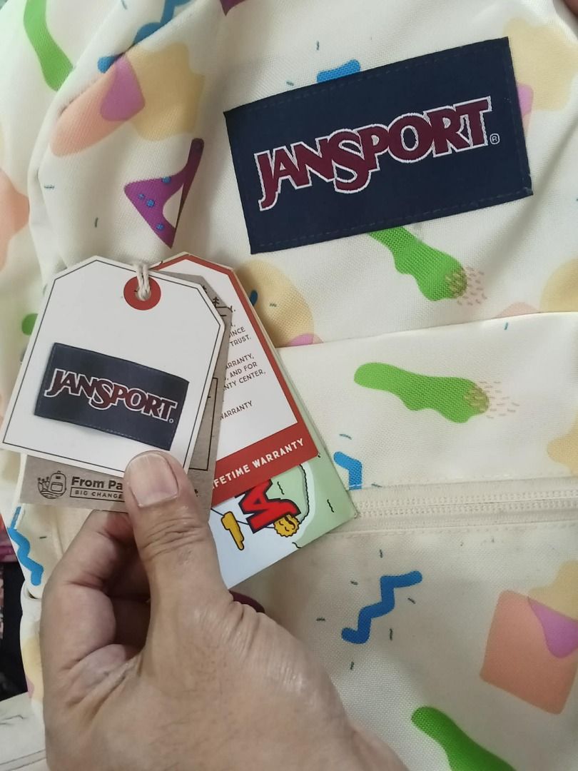 Jansport Backpack with Pattern, Women's Fashion, Bags & Wallets ...