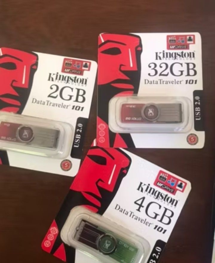 Kingston DataTraveler 101 USB Flash Drives (Category: Hard Disks & Thumbdrives) located in Cebu City. Submitted by gracemarvin06 (Listing ID 1425543960, Image 1). Description: Kingston DataTraveler 101 USB flash drives available in various storage capacities. USB 2.0 interface. Capacities include 2GB, 4GB, 8GB, 16GB, and 32GB. Each drive is sealed in its original packaging. Perfect for storing and transferring files. Price starts at 120 Depends o