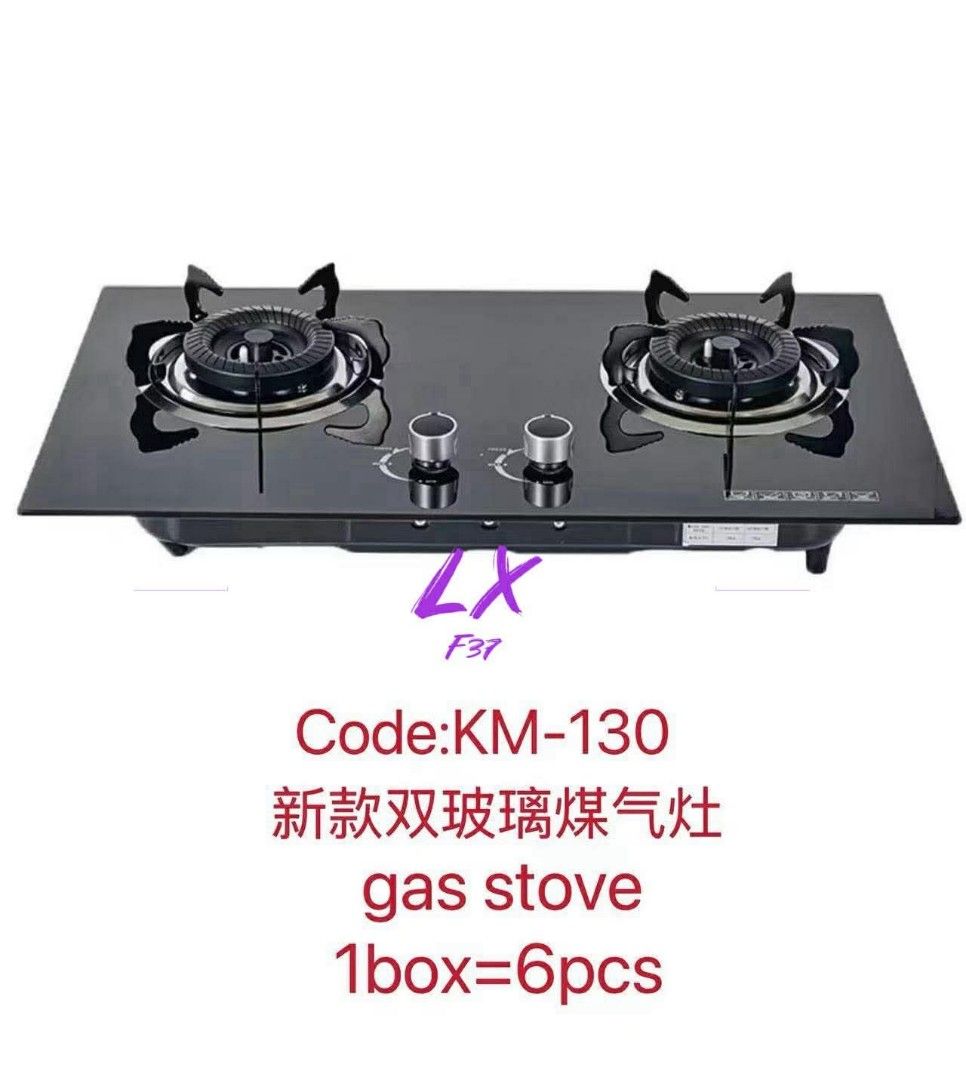 KM-130 Double Burner Gas Stove (Category: Cookers) located in Manila. Submitted by saguittarian06 (Listing ID 1425473966, Image 1). Description: new style double glass stove 📝Direct/Supplier 📝No same day cancellation of order. 📝Same Day Deliver Via lalamove (Delivery fee via lalamove) 📝Mode of payment: Gcash or Cash on delivery 📝 Minimal Delivery Fee depends on your location 📩For inquiries and orders, message us on our facebook page. 096748