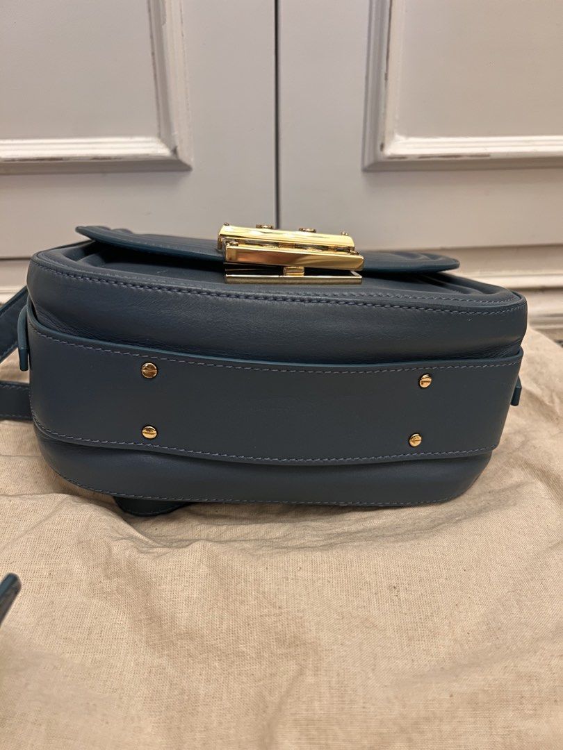 Lanvin Small Crossbody Bag (Category: Luxury Bags & Wallets) located in Quezon City. Submitted by iridocylcytits (Listing ID 1425530195, Image 3). Description: - Lanvin Small Crossbody Bag - Beautiful blue color - Authentic - clean interior RFS: need funds MOP: gcash or bank transfer .