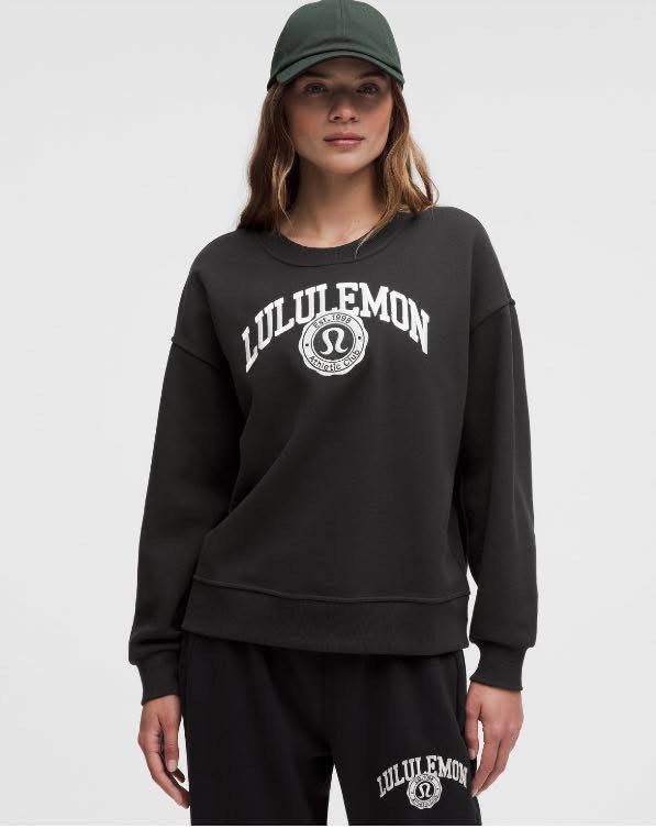 Lululemon Perfectly Oversized Crew *Graphic (Category: Clothes) located in Mississauga. Submitted by wardroberevamp515 (Listing ID 1425580195, Image 1). Description: Lululemon Perfectly Oversized Crew *Graphic Size small New with tags $65 All sales are final .