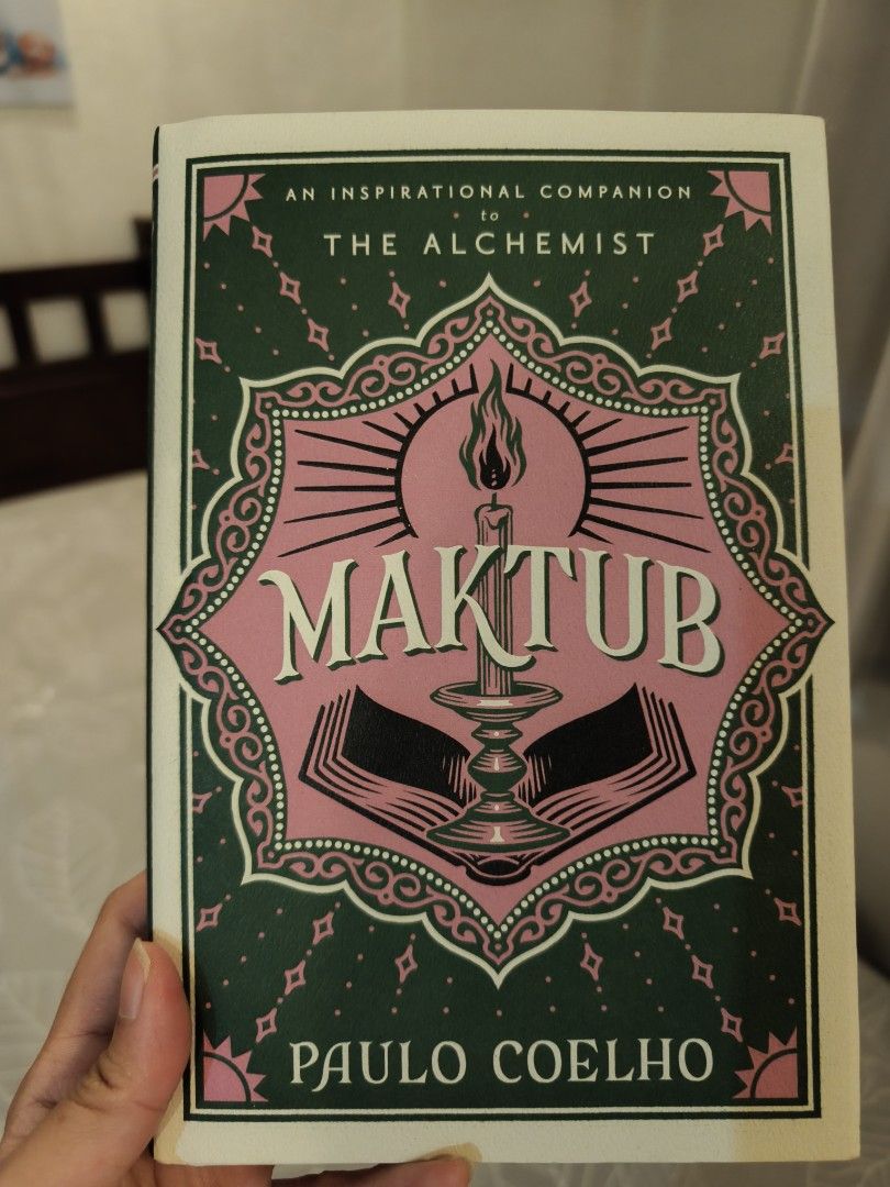 Maktub by Paulo Coelho (Category: Storybooks) located in Paranaque City. Submitted by airico (Listing ID 1425581244, Image 1). Description: Original Hardbound copy of Maktub Original Price - 1000 Selling Price -600 RFS - Done reading it.
