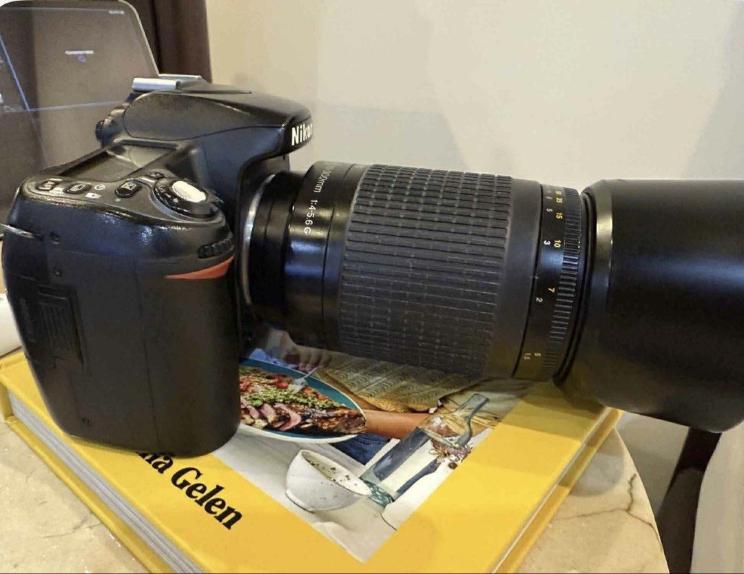 Nikon D80 DSLR Camera with Lens (Category: Cameras) located in Manila. Submitted by chef.arth (Listing ID 1425587325, Image 1). Description: Original Nikon/ Nikon D80 SLR camera kit with 18-70 lens Used Nikon D80 classic SLR. Key Specifications Sensor: 10.2 effective megapixels, DX-format (23.6 x 15.8 mm) CCD. Image Processor: Similar engine to the D200/D2X. ISO Range: 100–1600 (expandable to 3200). Autofocus: 11-area AF system (Multi-CAM 1000). 