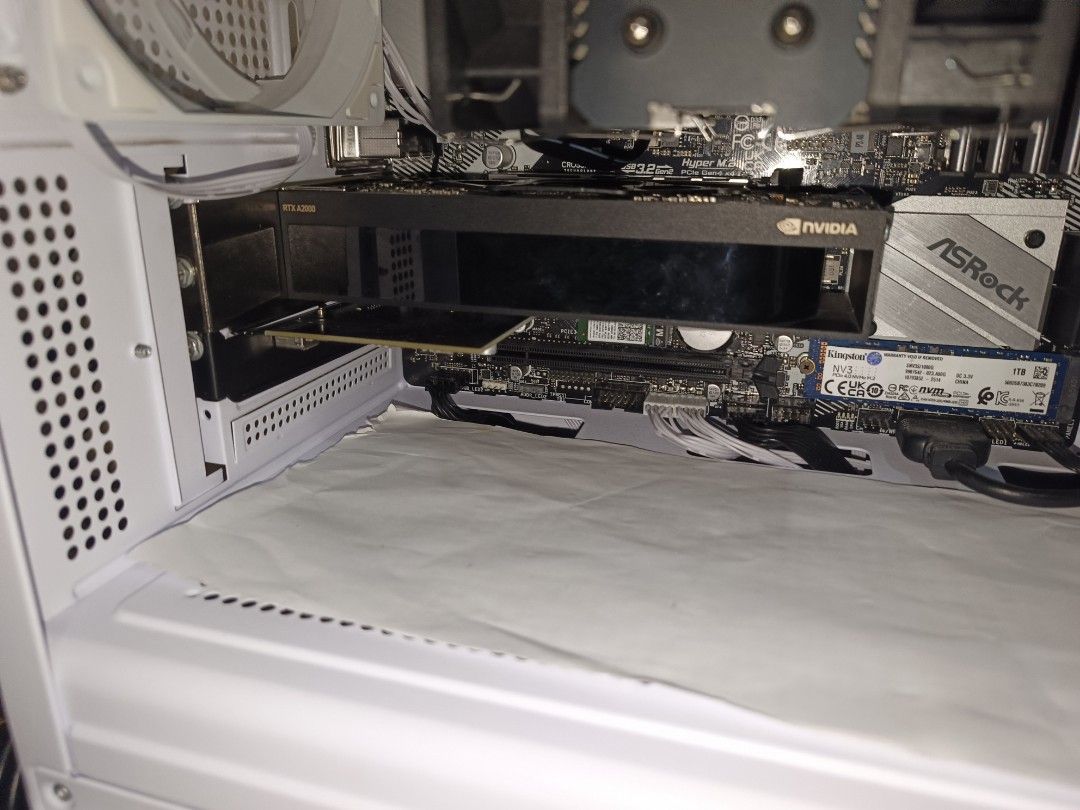 NVIDIA RTX A2000 12GB (Category: Computer Parts) located in Leyte. Submitted by yun.jin (Listing ID 1425127747, Image 2). Description: FREE Shipping to anywhere in the Philippines! Selling my used RTX A2000 12GB, it has been cleaned and repasted on March 9, 2026. Please note that this is NOT FOR GAMING, this is a low-power (70W max consumption) Enterprise-Grade Workstation GPU for Professionals..