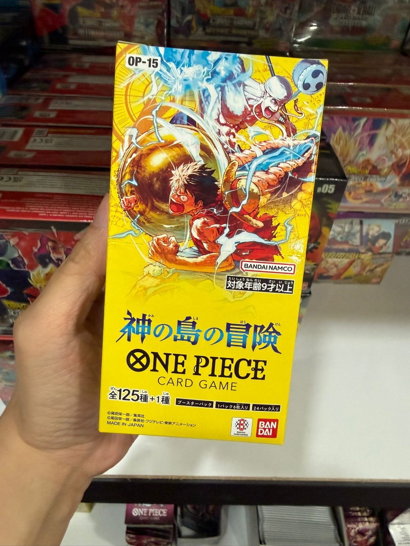 One Piece OP 15 Japan Booster Box, Hobbies & Toys, Toys & Games on ...