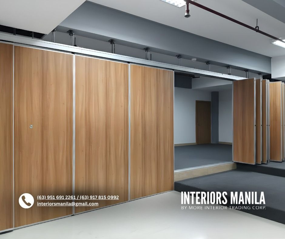 OPERABLE WALL FOR YOU! (Soundproof - Laminated/Fabric/Bare Finish) (Category: Construction & Building Materials) located in Taytay. Submitted by angelo.imnl (Listing ID 1425458894, Image 1). Description: OPERABLE WALL FOR YOU! ✔️ Operable wall for your private function halls 💪🏽🎤 ✔️ Easily partition large spaces like function halls, conference rooms, or event venues with our seamless Operable Walls (Acoustic Movable Partitions). Perfect for fle