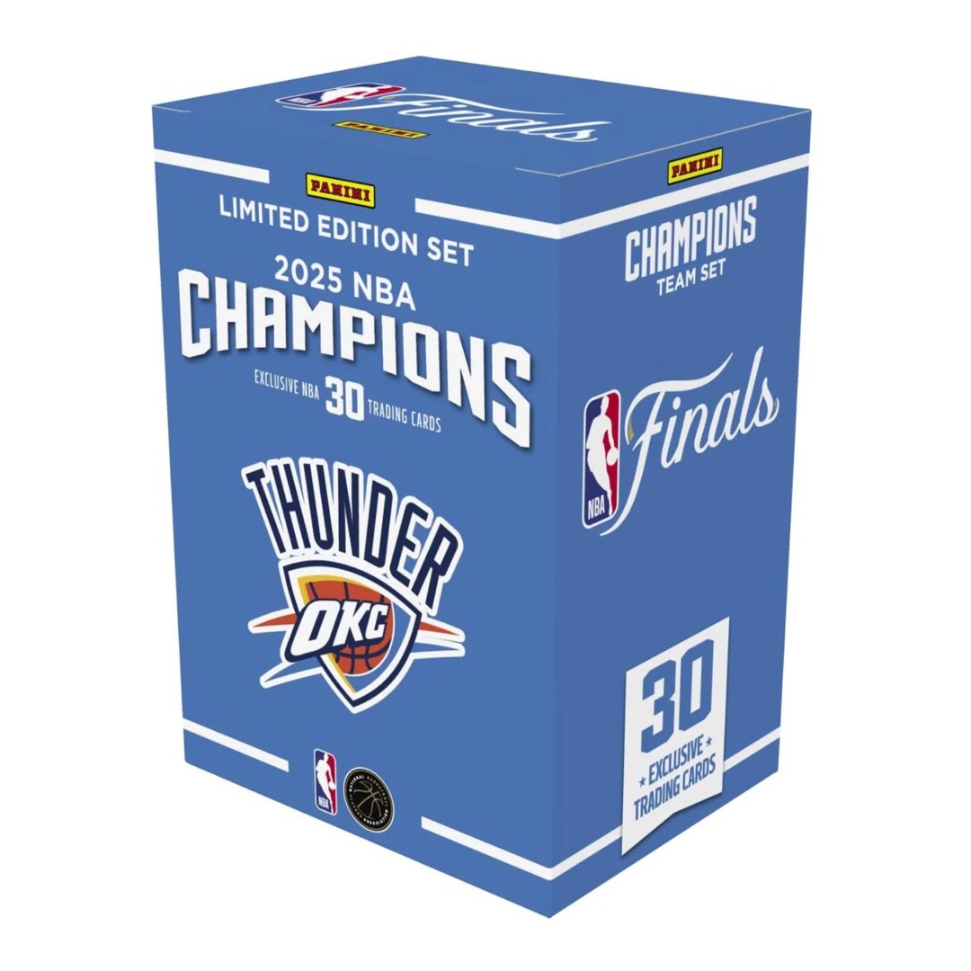 Panini 2025 NBA Champions Thunder OKC Trading Card Set, Hobbies & Toys ...