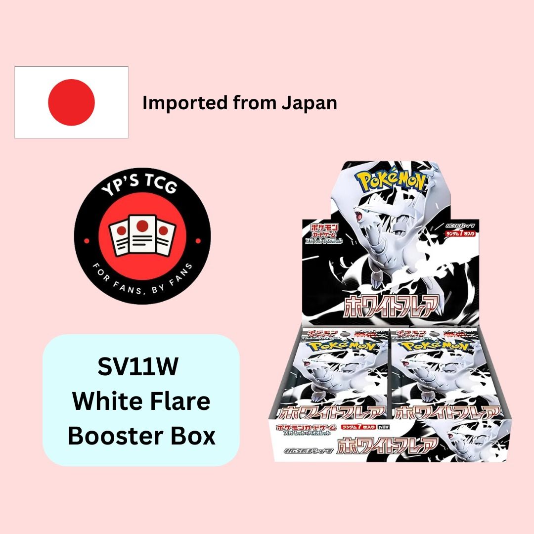 POKEMON SV11W White Flare Japanese Booster Box, Hobbies & Toys, Toys ...