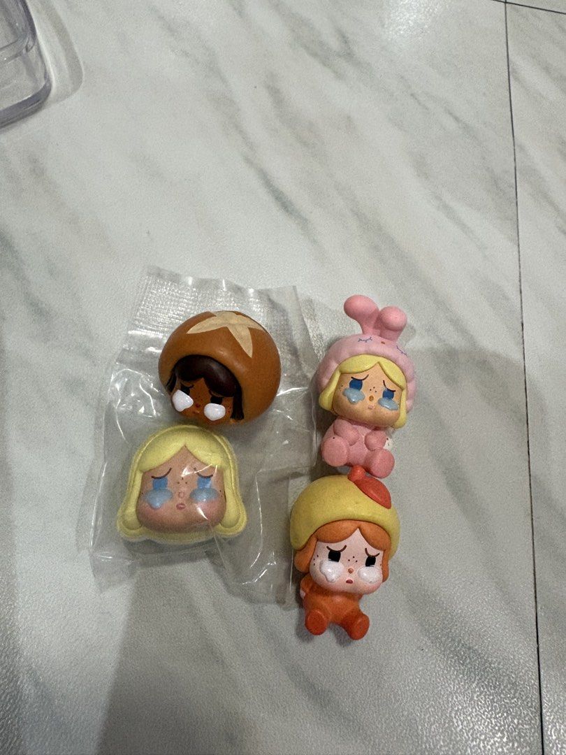 Pop Mart Pop Bean Collectibles (Category: Designer & Blind Box Toys) located in Makati City. Submitted by chuchay14 (Listing ID 1425601497, Image 2). Description: Hacipupu Pucky Twinkle Zsiga Cry Baby Pino Jelly Nyota Lillios Chaka Labubu Sweet Bean Polar Bear DM for price :) .