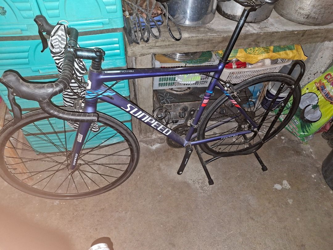 Road Bike, Sunpeed Triton (Category: Bicycles) located in Bangui. Submitted by newcrystal_0c85a7 (Listing ID 1425543311, Image 1). Description: All parts but the pedals are original.