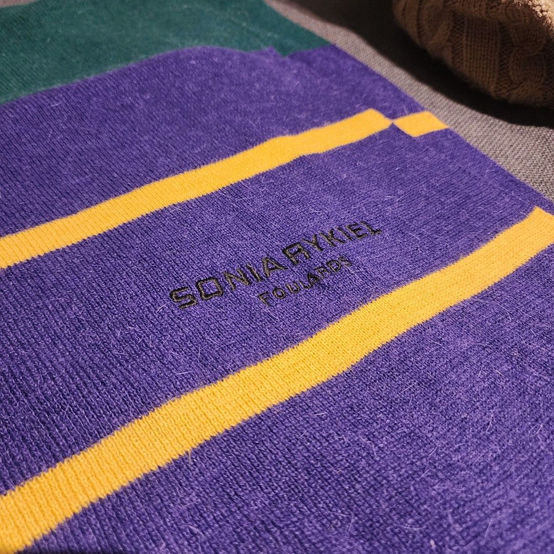 Sonia Rykiel Striped Winter Scarf (Category: Scarves) located in Binan City. Submitted by dottienook (Listing ID 1425592436, Image 2). Description: message for more details. .
