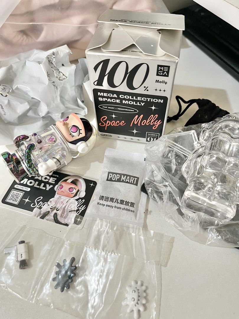 Space Molly 01 Instinct Toy (rare) (Category: Designer & Blind Box Toys) located in Caloocan City. Submitted by nadicart (Listing ID 1424184731, Image 2). Description: - Space Molly Series 01 - selling for 1,000 - Comes with original box and packaging - Includes clear case for molly and the gun (keychain attachment).