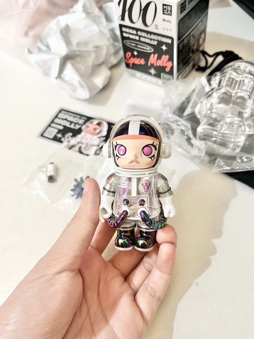 Space Molly 01 Instinct Toy (rare) (Category: Designer & Blind Box Toys) located in Caloocan City. Submitted by nadicart (Listing ID 1424184731, Image 3). Description: - Space Molly Series 01 - selling for 1,000 - Comes with original box and packaging - Includes clear case for molly and the gun (keychain attachment).