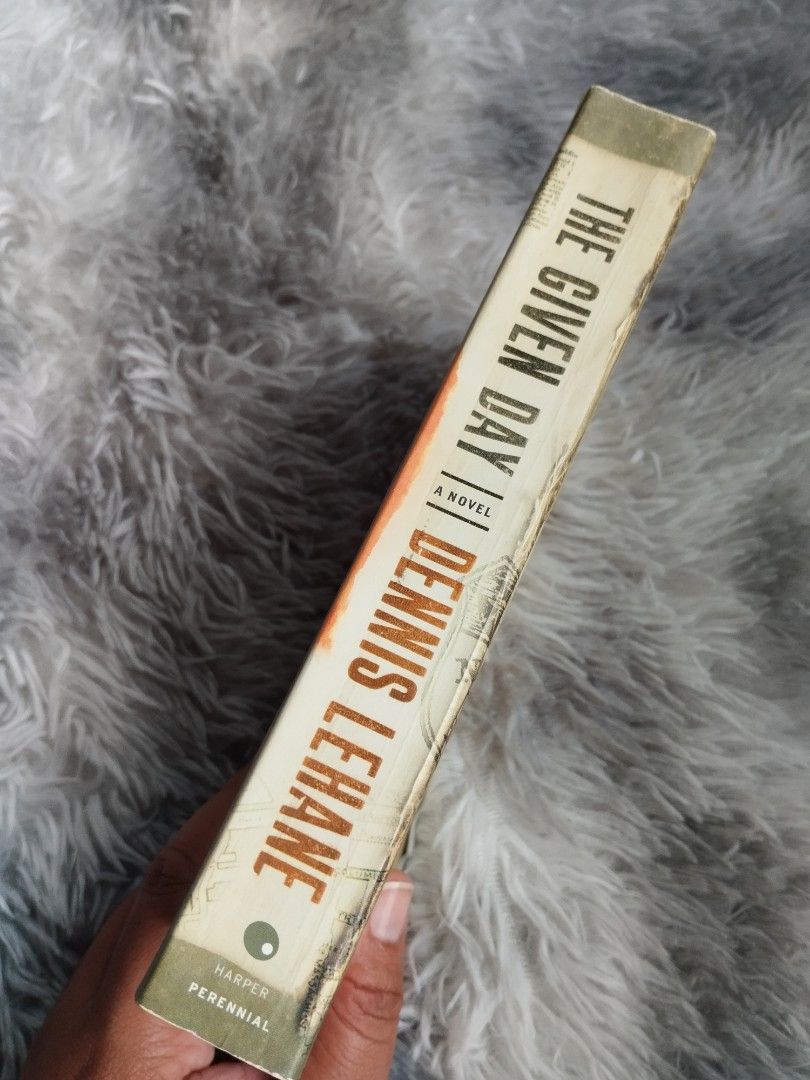 THE GIVEN DAY BY DENIS LEHANE (Category: Storybooks) located in Bantayan. Submitted by book_island_ph (Listing ID 1425505939, Image 2). Description: MAKE READING A HABIT ‼️‼️‼️ AVAILABLE IF YOU CAN MAKE AN OFFER. PLEASE DON'T WASTE MY REPLY QUOTA IF NOT SURE BUYER. Swipe to left to see additional details of the book. Please see my About for further rules in purchasing my books. Last price posted but if you'll get 3 or more books I'm open for disc