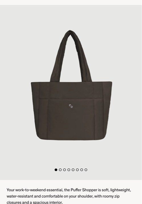The Paper Bunny Puffer Shopper & Laptop Pod 15