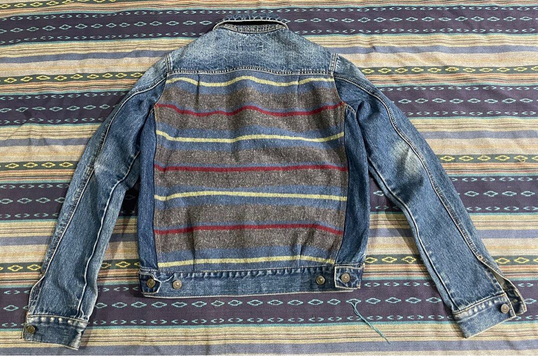 Type 2 jacket (Category: Activewear) located in Pasir Puteh. Submitted by store.22000 (Listing ID 1425496306, Image 1). Description: Pit 17/18”x21/22 100% cotton Condition 8.9/10.
