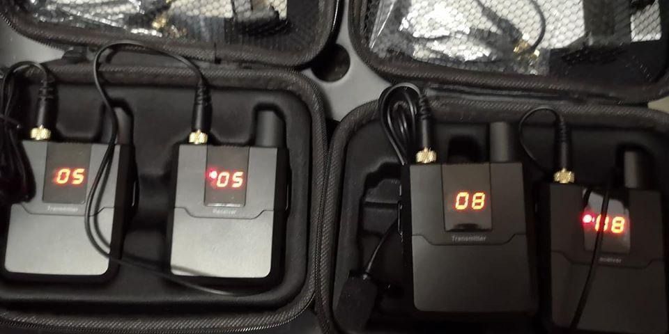 Wireless UHF lapel microphone set65705706959618112