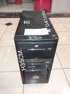 Black Computer Tower (Windows 7)