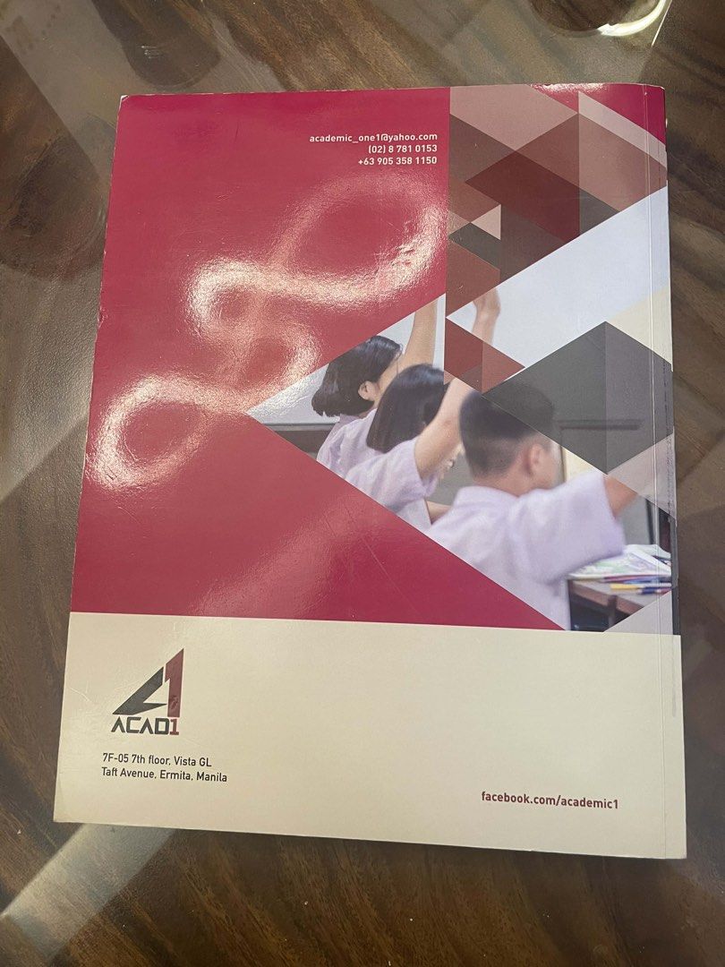 ACAD1 Essential Guide to College Admission Tests 2024 (Category: Textbooks) located in Mandaluyong City. Submitted by blubaerry (Listing ID 1429648470, Image 2). Description: ACAD1 Essential Guide to College Admission Tests (₱500) - 2024 Revised Edition - Applicable for UPCAT, ACET, DCAT, and USTET - Written by UPCAT passers and Science High School teachers - Coverage includes grammar review, language proficiency, reading comprehension, general s