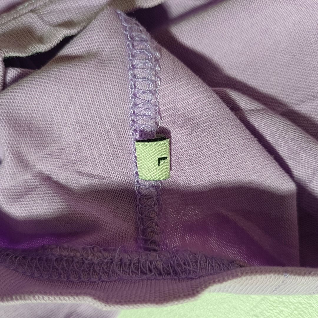 AMI VIOLET TSHIRT💜 (Category: Luxury Apparel) located in Baguio. Submitted by freshmarket_2600 (Listing ID 1429638744, Image 3). Description: 350 Brand: AMI Tags: Complete Size: Med Dimension:L26.5W23 Condition: Excellent Color rate: 10/10 Color: Violet Issue/s: None.