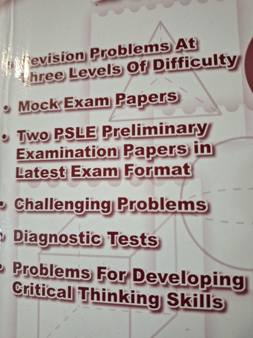 Andrew Er's Mathematics Worksheets - P6, Hobbies & Toys, Books ...