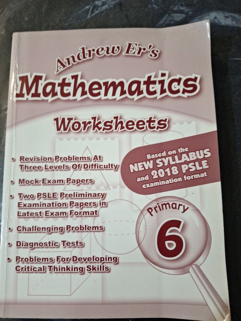 Andrew Er's Mathematics Worksheets - P6, Hobbies & Toys, Books ...