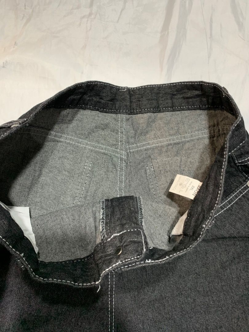 BLACK RAW DENIM RAON 2XL (MID DENIM) (Category: Jeans) located in Quezon City. Submitted by thethriftselector (Listing ID 1429525729, Image 3). Description: Dimes (Inches) 34.5 (W) Waistline 45 (L) Length 14 (T) Thigh 10.5 (L.O) Leg opening Color rate: 10/10 Condition: 10/10 Issue: none.