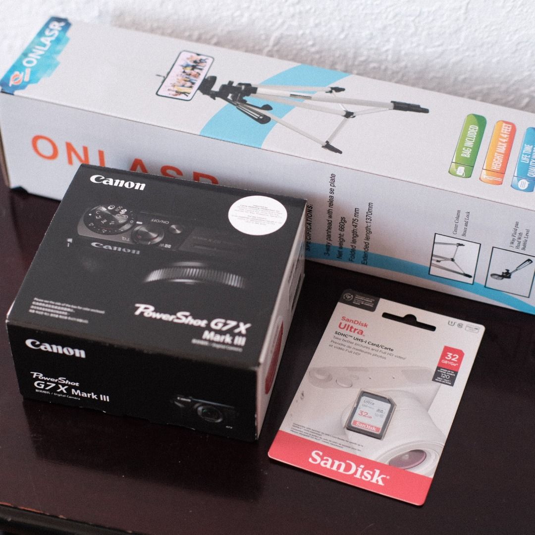 Canon G7x Mark III (Category: Voice Recorders) located in Makati City. Submitted by jmsobrevilla (Listing ID 1429565255, Image 2). Description: Canon G7x Mark III 3 Silver Comes with a memory card and full size tripod, so you're ready to shoot kagad We can meetup in Makati or BGC, or ship with Grab or LBC This was locally purchased, so it has the local Canon PH warranty. Please don't hesitate to message. Thank you for reading this far!.