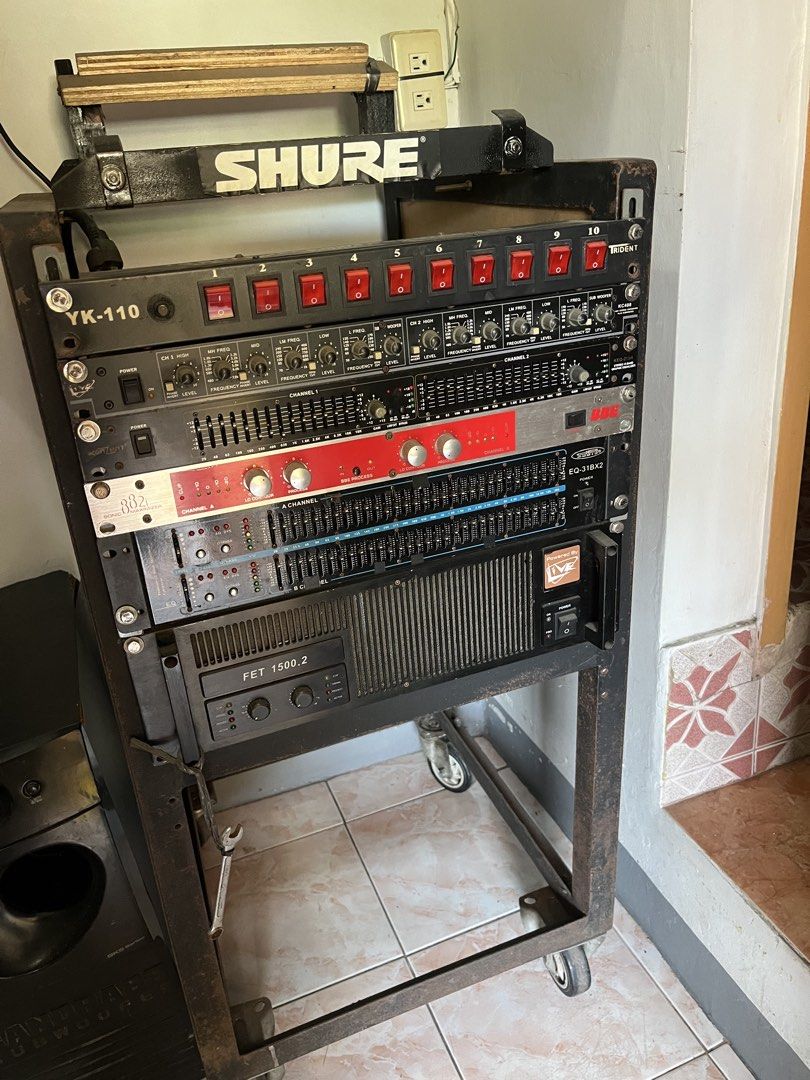 Complete Audio Rack System with Shure, BBE, and More, Audio, Soundbars ...