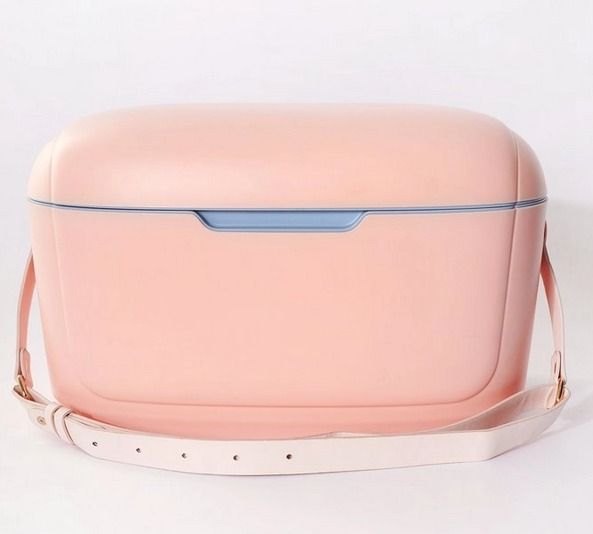 Cooler Box (Category: Food Organization & Storage) located in Pasay City. Submitted by kkalien (Listing ID 1429596063, Image 1). Description: Cooler Box It is a stylish accessory for your summer adventures. Features a durable design that keeps your food & drinks cool while being lightweight and easy to carry. Comfortable adjustable strap. Capacity: 12 litres Color: Pink Fabric Content: 100% POLYURETHANE Wash Care: Wipe with damp cloth The shippin