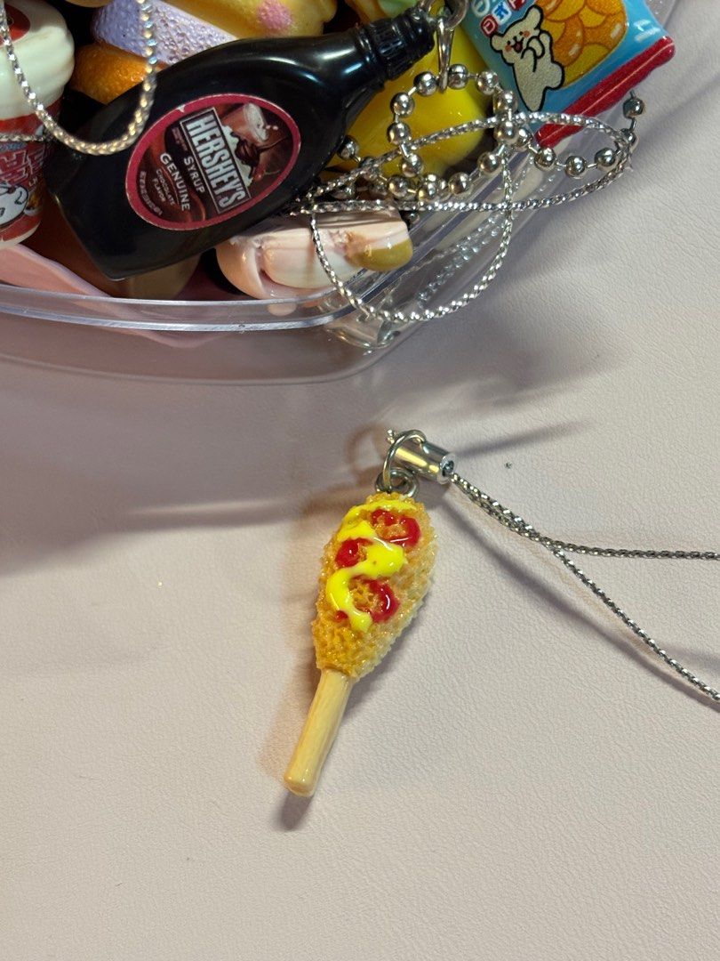Corn Dog Food Keychain (Category: Toys & Games) located in San Juan City. Submitted by glitznpops.ph (Listing ID 1429508553, Image 1). Description: ~ I won’t entertain low bailers or buyers asking for more pics. .
