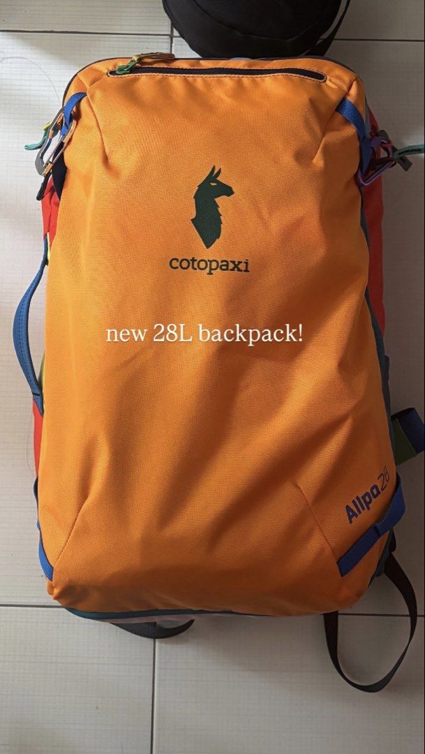Cotopaxi Allpa 28L Orange (Category: Backpacks) located in Paranaque City. Submitted by nmchin (Listing ID 1429609071, Image 1). Description: Cotopaxi Allpa 28L SRP ₱12,600 selling for ₱9000 used twice rfs: getting another model.