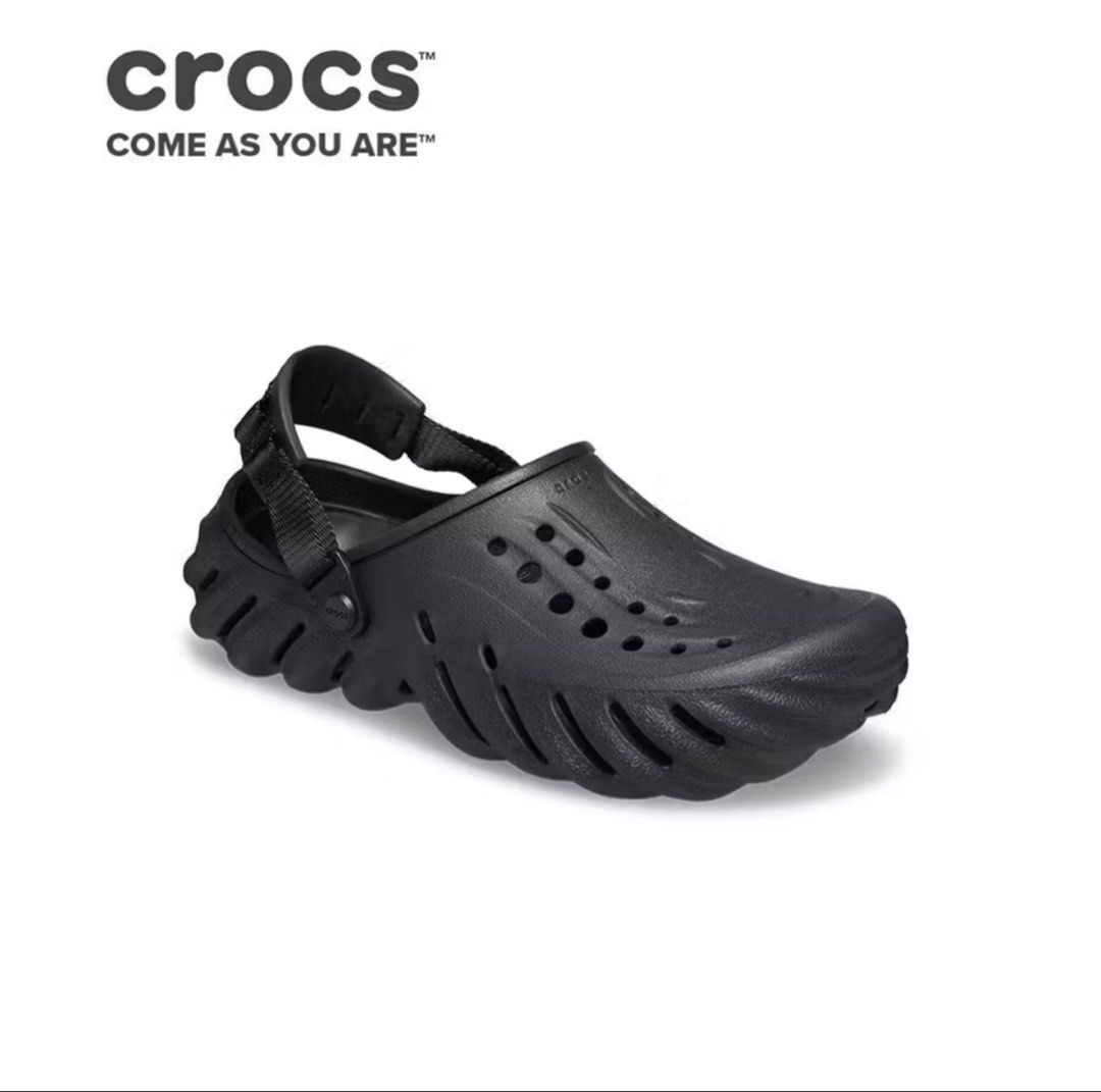 Crocs Echo Clog - Black (Category: Slippers & Slides) located in San Jose del Monte. Submitted by mikhaelapadernal06641 (Listing ID 1429534523, Image 1). Description: CROCS ECHO UNISEX CLOG - BLACK RFS : WRONG SIZE.