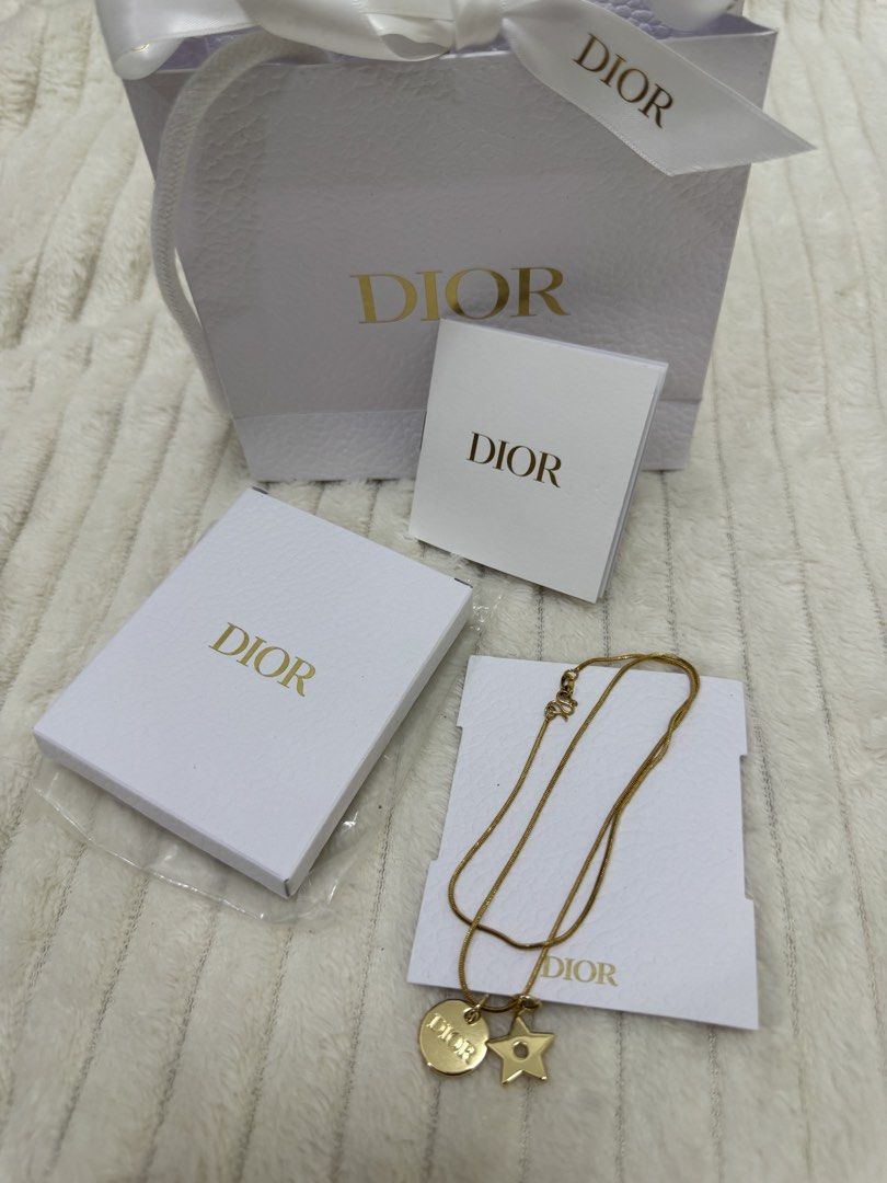 Dior Gold Necklace with Charms (Category: Necklaces) located in Bulacan. Submitted by everythinggood26 (Listing ID 1429638190, Image 3). Description: .
