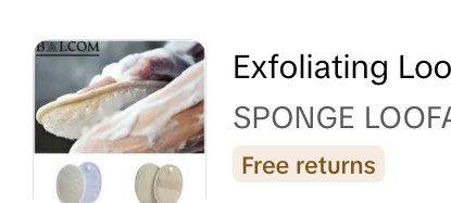 Exfoliating loofah (Category: Bath) located in Muntinlupa City. Submitted by lizadc11 (Listing ID 1429580857, Image 1). Description: Free with minimum puchase of 350 in other listings thanks!.