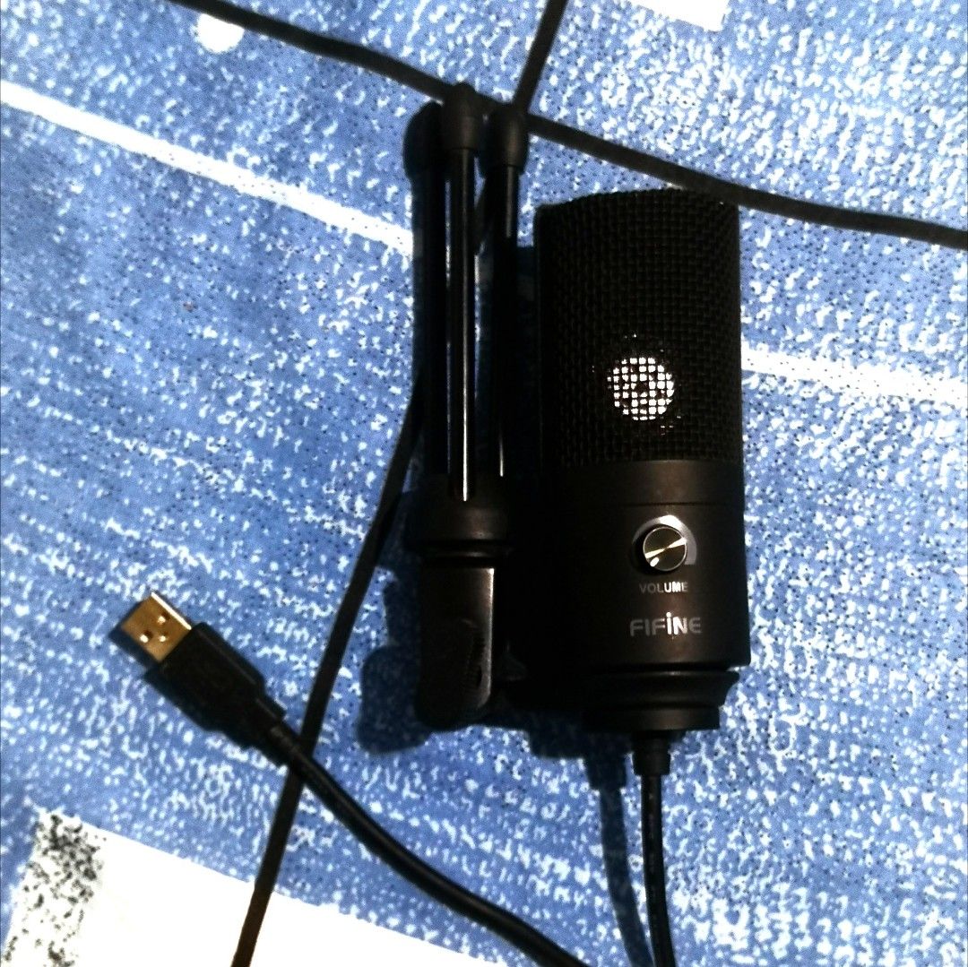 FIFINE K669B USB Microphone, Metal Condenser Recording Microphone (Category: Other Accessories) located in Dagupan City. Submitted by ptrvncnt (Listing ID 1429526540, Image 1). Description: FIFINE K669B USB Microphone, Metal Condenser Recording Microphone for MAC OS, Windows, Cardioid Laptop Mic for Recording Vocals, Voice Overs, Streaming, Meeting and YouTube Videos. Bought in 2021 for online classes and some audio recording for instructional vi