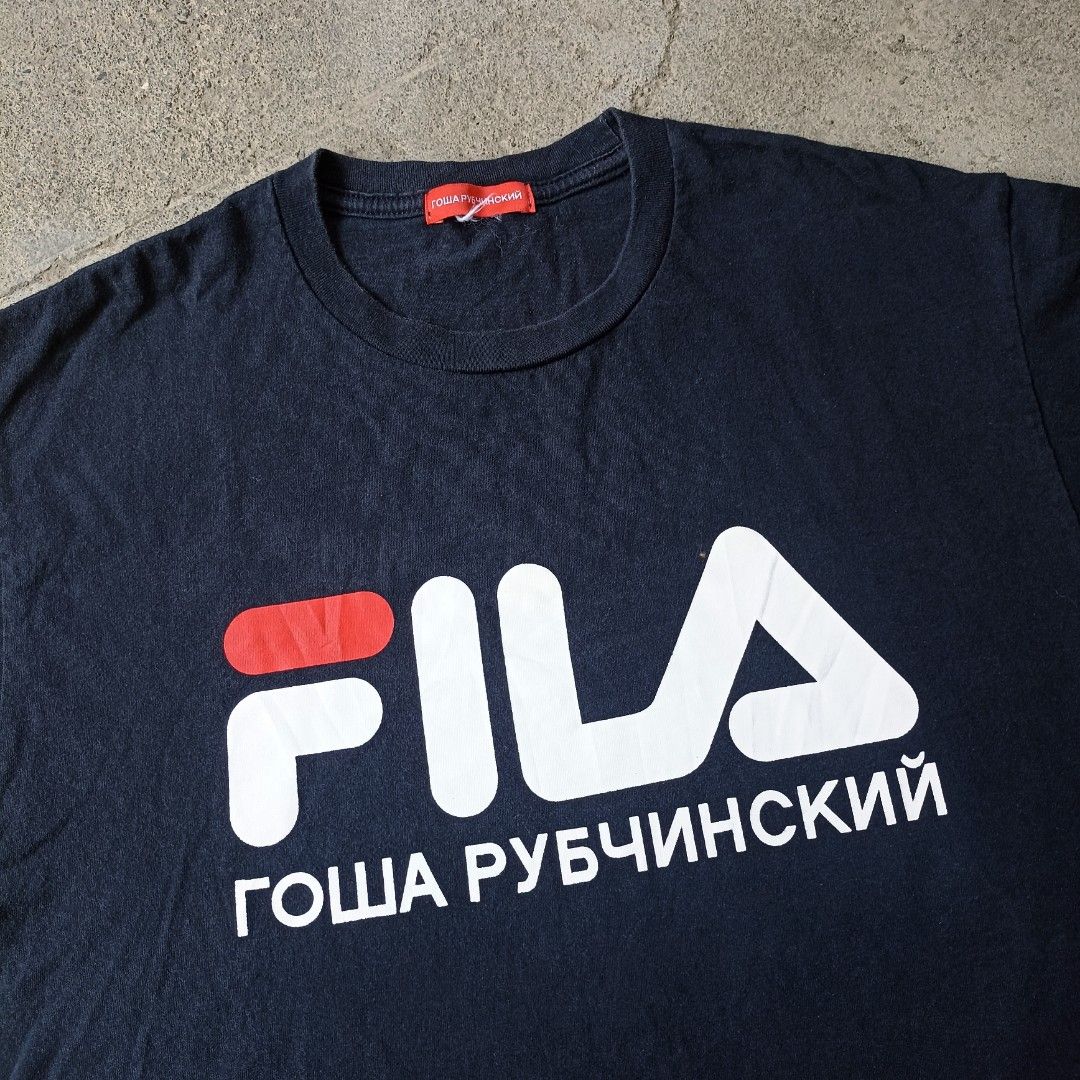 Fila x Gosha Rubchinskiy (Category: Tshirts & Polo Shirts ) located in Davao. Submitted by anythin6 (Listing ID 1429564790, Image 3). Description: Excellent Condition 20/28 599 SHIPPED .