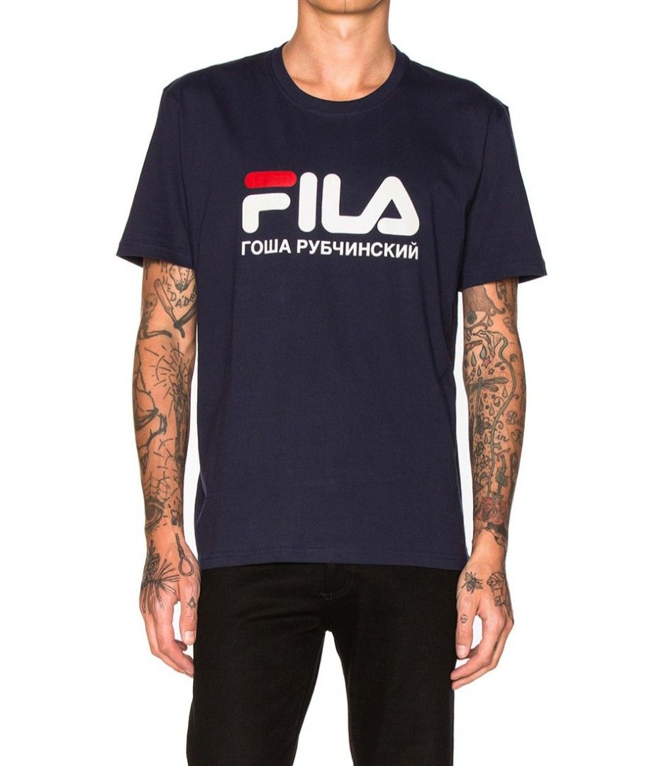 Fila x Gosha Rubchinskiy (Category: Tshirts & Polo Shirts ) located in Davao. Submitted by anythin6 (Listing ID 1429564790, Image 2). Description: Excellent Condition 20/28 599 SHIPPED .