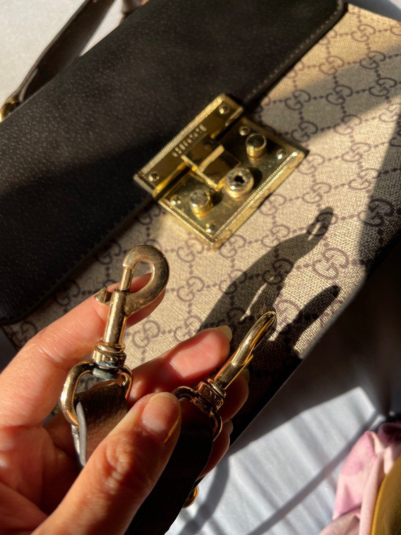 Gucci Padlock GG Supreme Shoulder Bag (Category: Luxury Bags & Wallets) located in Manila. Submitted by hj_256734 (Listing ID 1429506800, Image 3). Description: Excellent, Like new condition. No issues. Used only once. RFS: decluttering. .