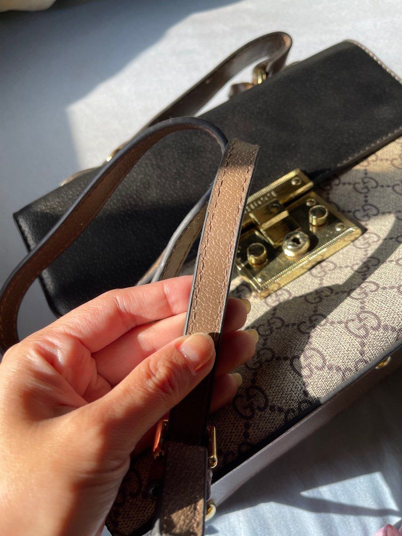 Gucci Padlock GG Supreme Shoulder Bag (Category: Luxury Bags & Wallets) located in Manila. Submitted by hj_256734 (Listing ID 1429506800, Image 2). Description: Excellent, Like new condition. No issues. Used only once. RFS: decluttering. .