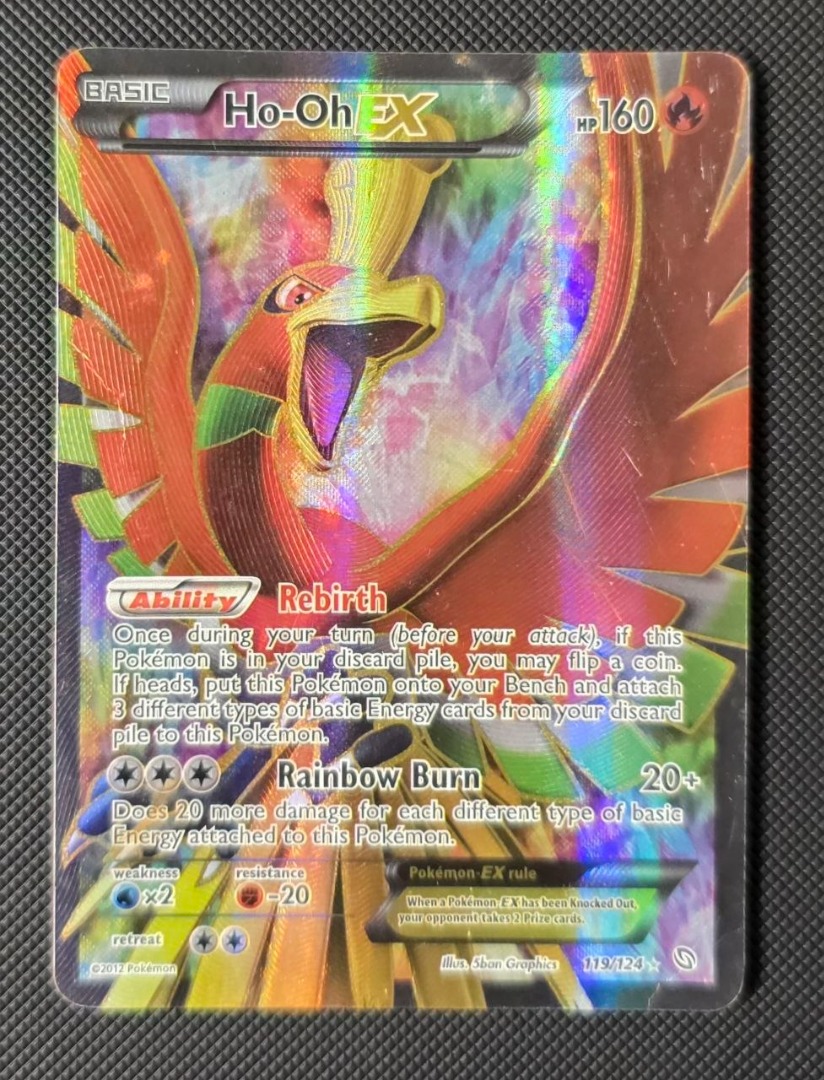 Ho-oh EX #119 - Pokemon Dragons Exalted Full Art - Damaged/PSA 1 ...